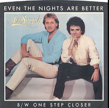 Air Supply - Even the Nights Are Better piano sheet music